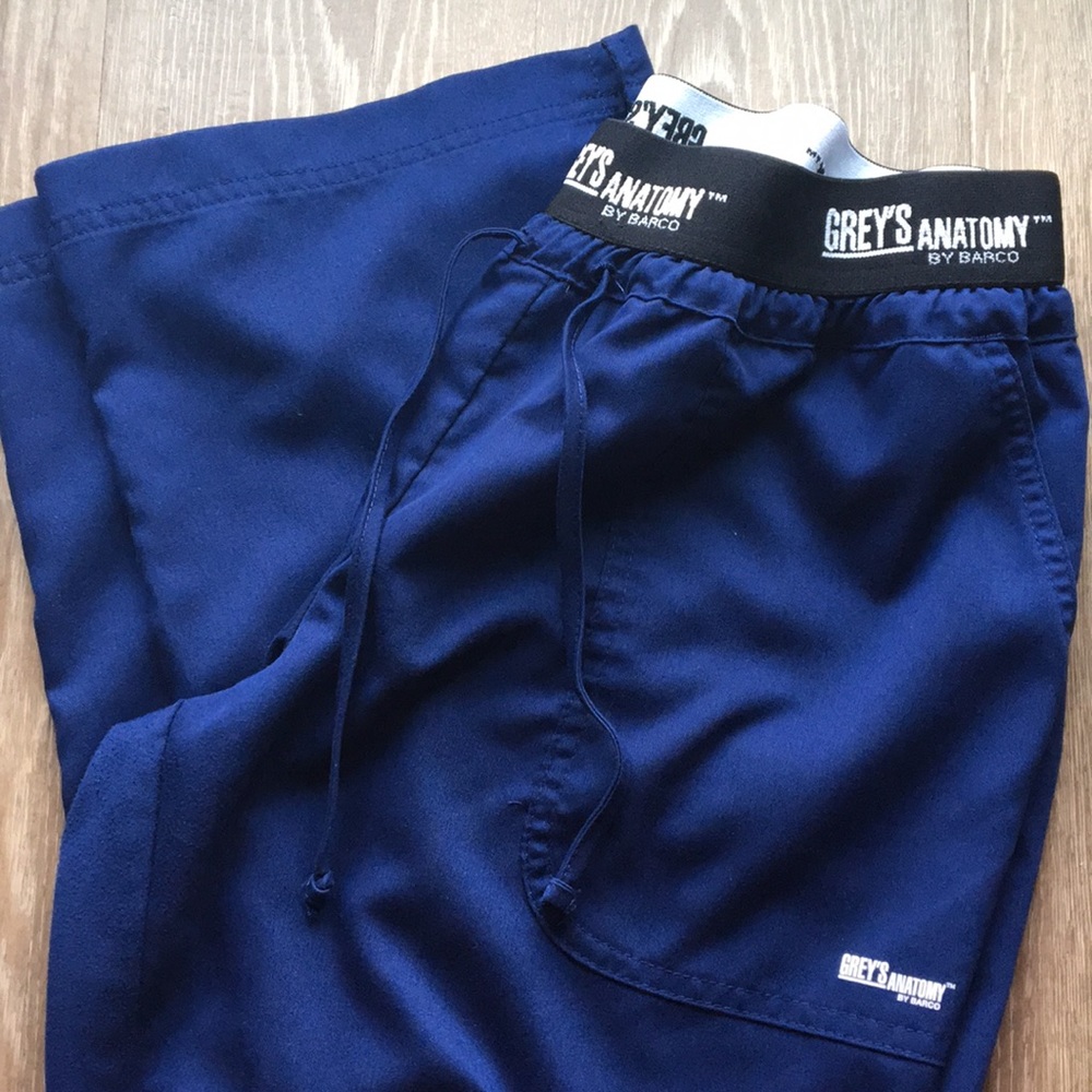 Navy Grey’s Anatomy Stretchy Scrub Pants